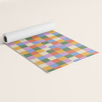 Bold Colorful Checks Pattern - Small XXXVII Yoga Mat Gallery Image 2