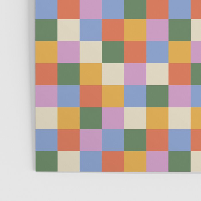 Bold Colorful Checks Pattern - Small XXXVII Poster Gallery Image 3