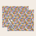 Bold Colorful Checks Pattern - Small XXXVII Placemat Gallery Image 1