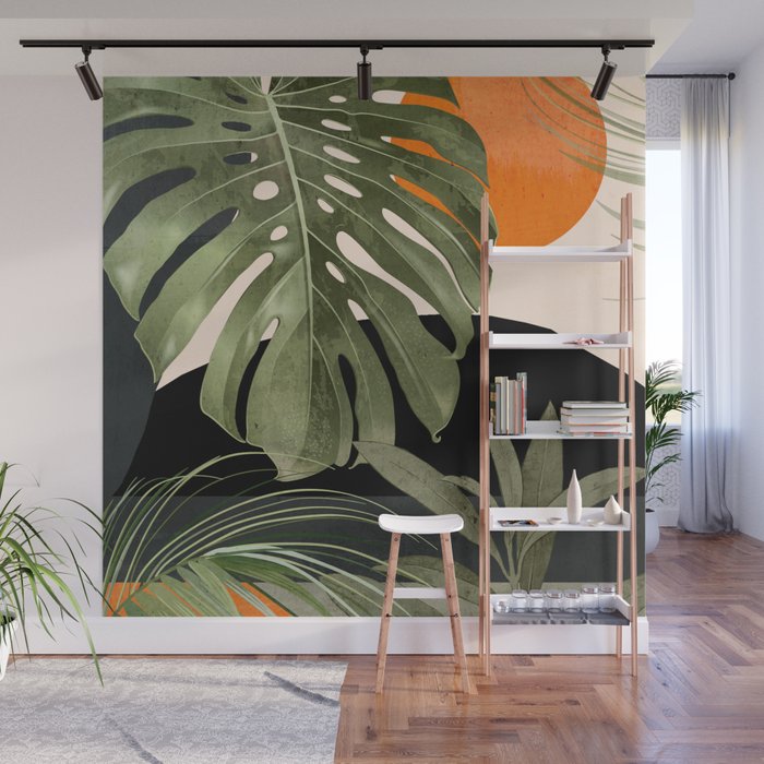 Jungle Abstract 11 Wall Mural Gallery Image 1