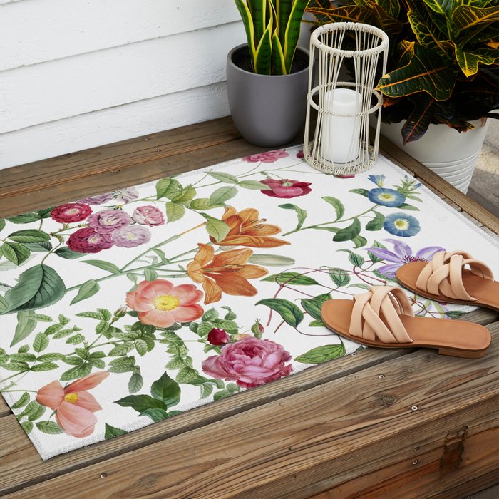 Botanical Plethora Outdoor Rug Gallery Image 2