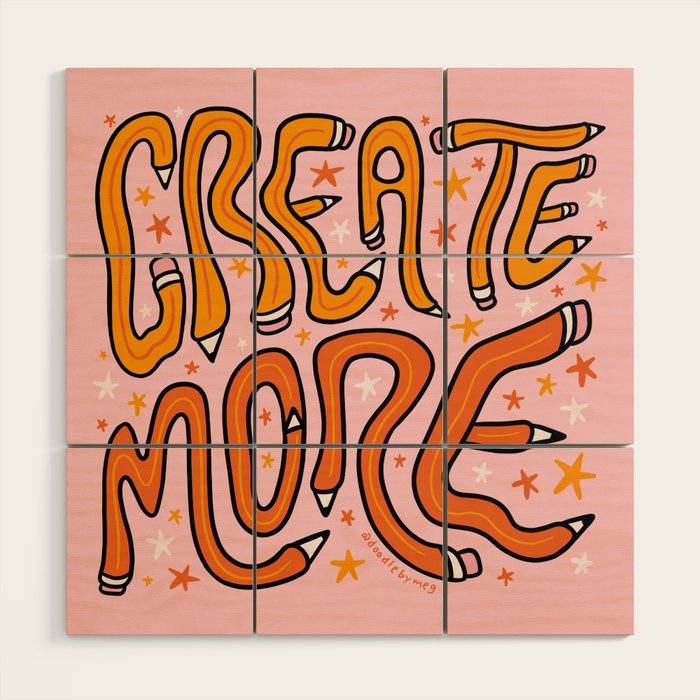 Create More Wood Wall Art Gallery Image 1