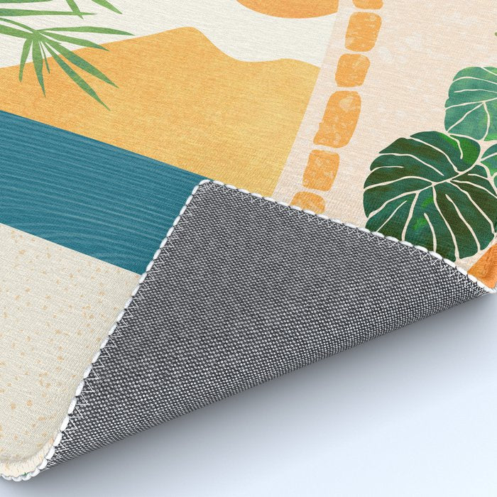 Resort Life Sunset Landscape / Villa Series Rug Gallery Image 4