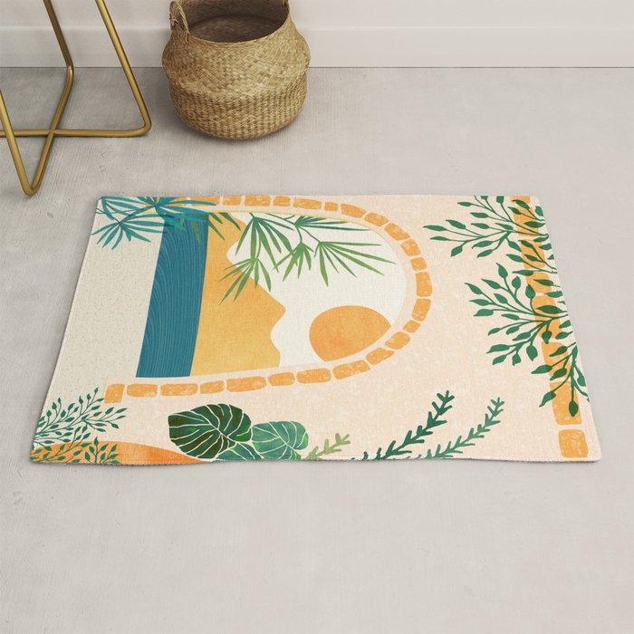 Resort Life Sunset Landscape / Villa Series Rug Gallery Image 1