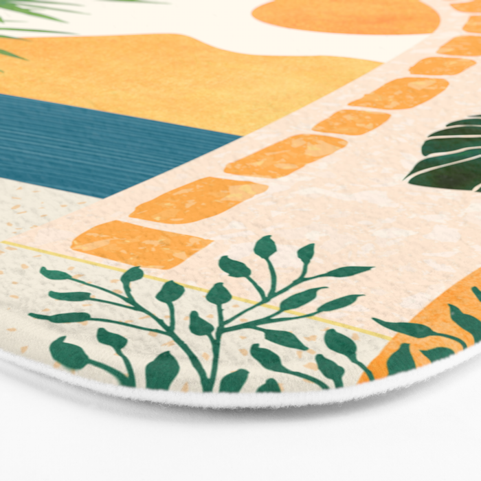 Resort Life Sunset Landscape / Villa Series Bath Mat Gallery Image 3