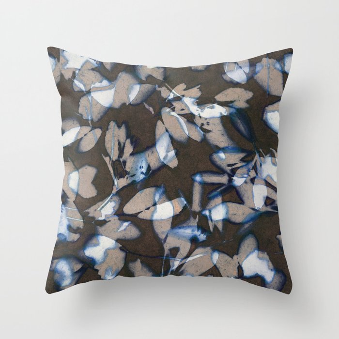 Botanical Shadows #1 Throw Pillow Gallery Image 1
