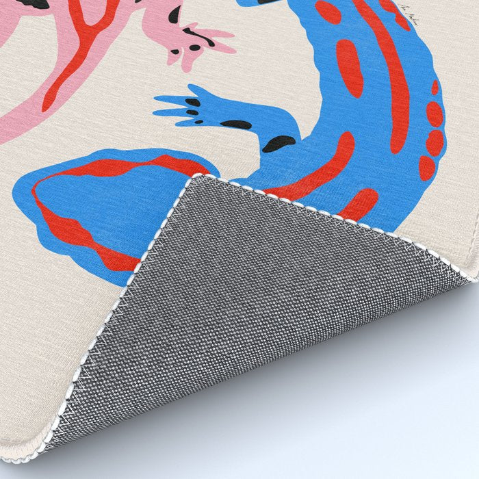 Colorful salamanders Rug Gallery Image 4