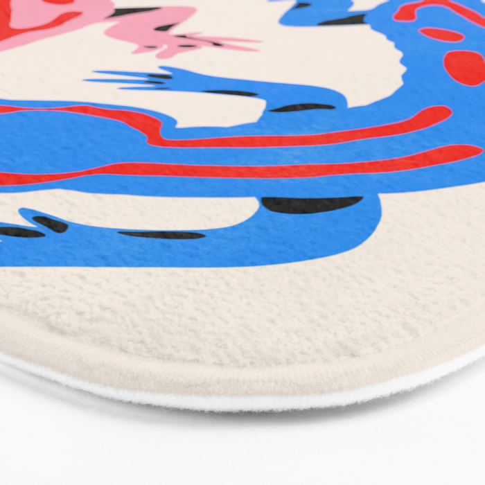 Colorful salamanders Bath Mat Gallery Image 3