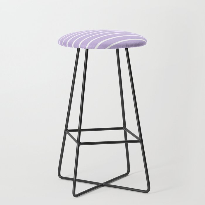 Stripes Lavender Stool Gallery Image 1