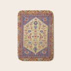Demerci Kula Antique Turkish Rug Print Bath Mat Gallery Image 1