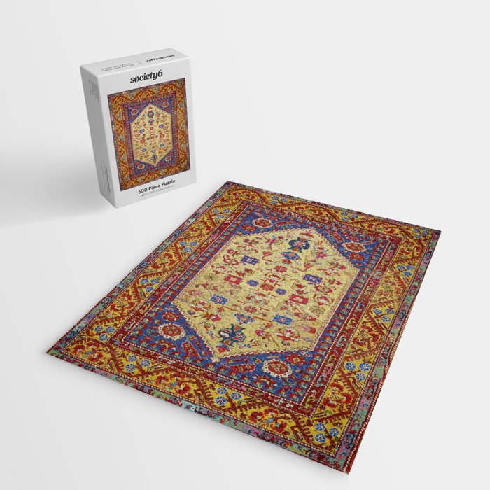 Demerci Kula Antique Turkish Rug Print Jigsaw Puzzle Gallery Image 2