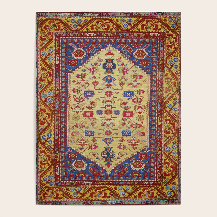 Demerci Kula Antique Turkish Rug Print Poster Gallery Image 4