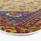 Demerci Kula Antique Turkish Rug Print Bath Mat Gallery Image 3