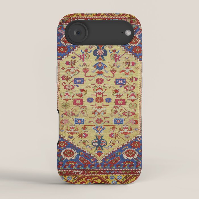 Demerci Kula Antique Turkish Rug Print iPhone Case Gallery Image 2