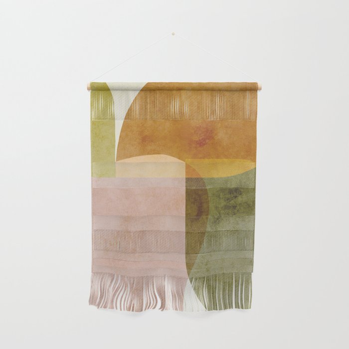 organic shapes boho nature abstract 2 Wall Hanging Gallery Image 1