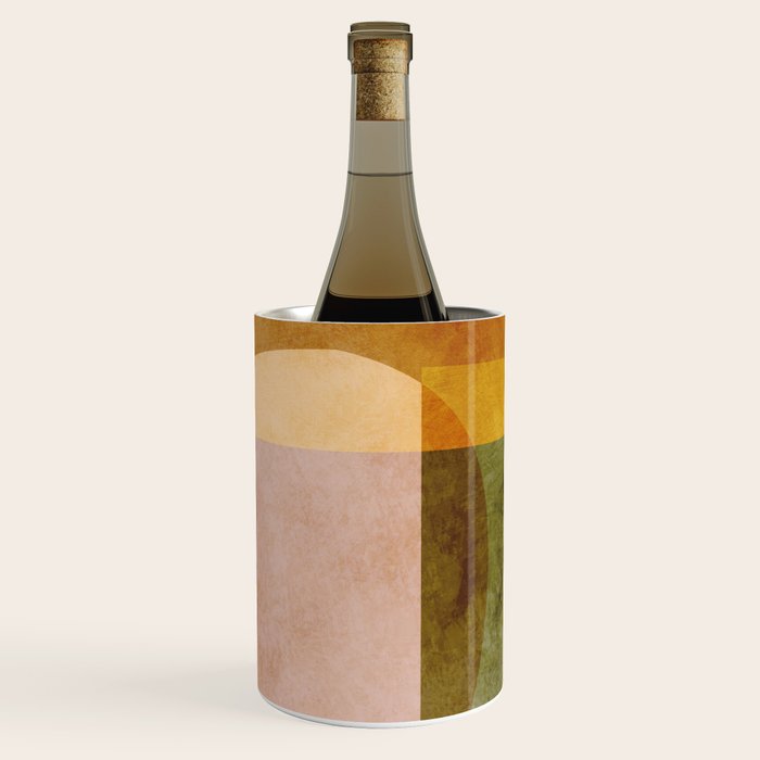 organic shapes boho nature abstract 2 Wine Chiller Gallery Image 1