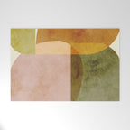 organic shapes boho nature abstract 2 Welcome Mat Gallery Image 1