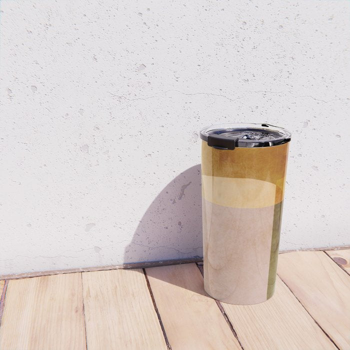 organic shapes boho nature abstract 2 Travel Mug Gallery Image 4