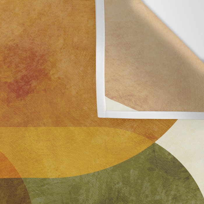 organic shapes boho nature abstract 2 Wall Tapestry Gallery Image 3