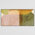organic shapes boho nature abstract 2 Desk Mat Gallery Image 3
