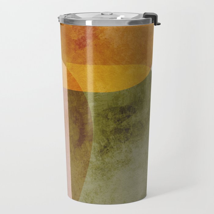organic shapes boho nature abstract 2 Travel Mug Gallery Image 2