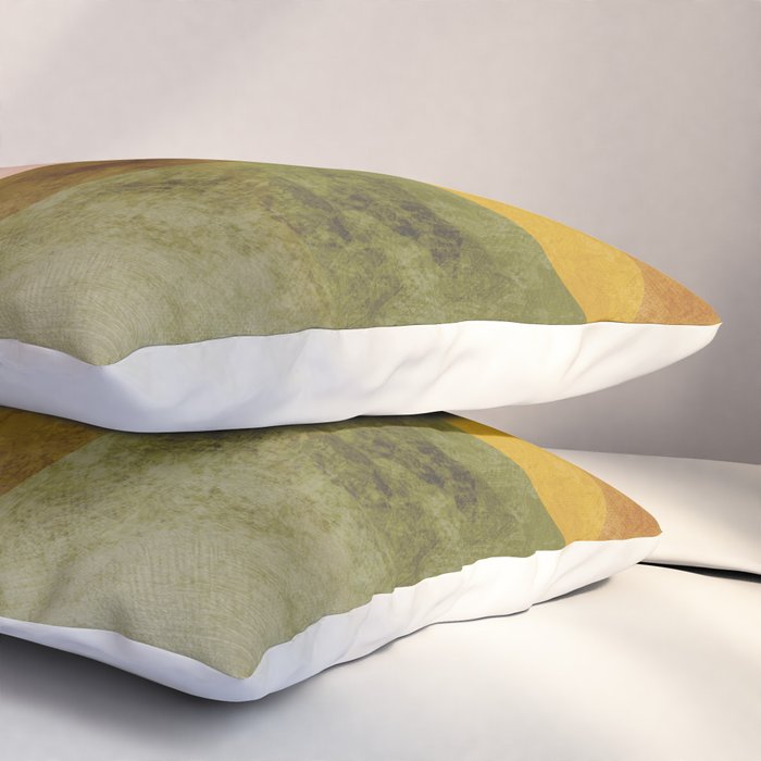 organic shapes boho nature abstract 2 Pillow Sham Gallery Image 3