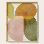organic shapes boho nature abstract 2 Serving Tray Gallery Image 1