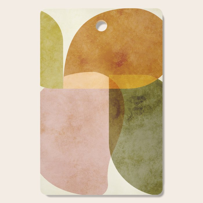 organic shapes boho nature abstract 2 Cutting Board Gallery Image 1