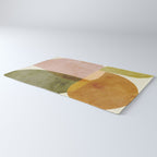 organic shapes boho nature abstract 2 Rug Gallery Image 3