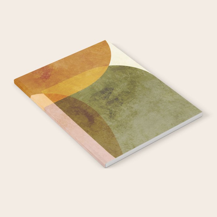 organic shapes boho nature abstract 2 Notebook Gallery Image 1