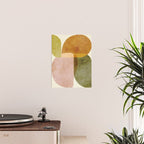 organic shapes boho nature abstract 2 Poster Gallery Image 2