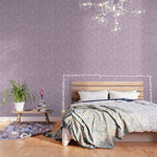 Wild Garden Drawing (Lilac) Wallpaper Gallery Image 3