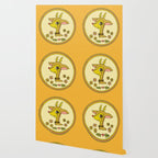 vintage reindeer christmas cheer // retro art by surfy birdy Wallpaper Gallery Image 2