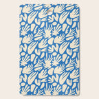 Abstract organic blue shape pattern Cutting Board Gallery Image 1