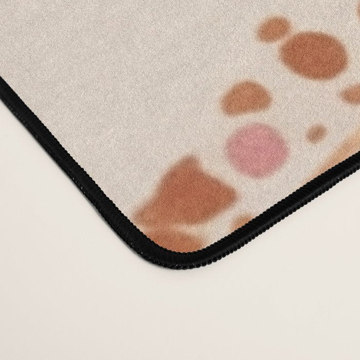Warm Desert Flow Eclectic Abstract Pattern with Earthy Tones Desk Mat Gallery Image 4