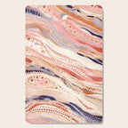 Warm Desert Flow Eclectic Abstract Pattern with Earthy Tones Cutting Board Gallery Image 1
