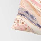 Warm Desert Flow Eclectic Abstract Pattern with Earthy Tones Pillow Sham Gallery Image 4