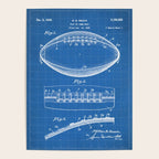 Football Patent - American Football Art - Blueprint Poster Gallery Image 4