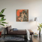 Mirrors & Smoke Wood Wall Art Gallery Image 2