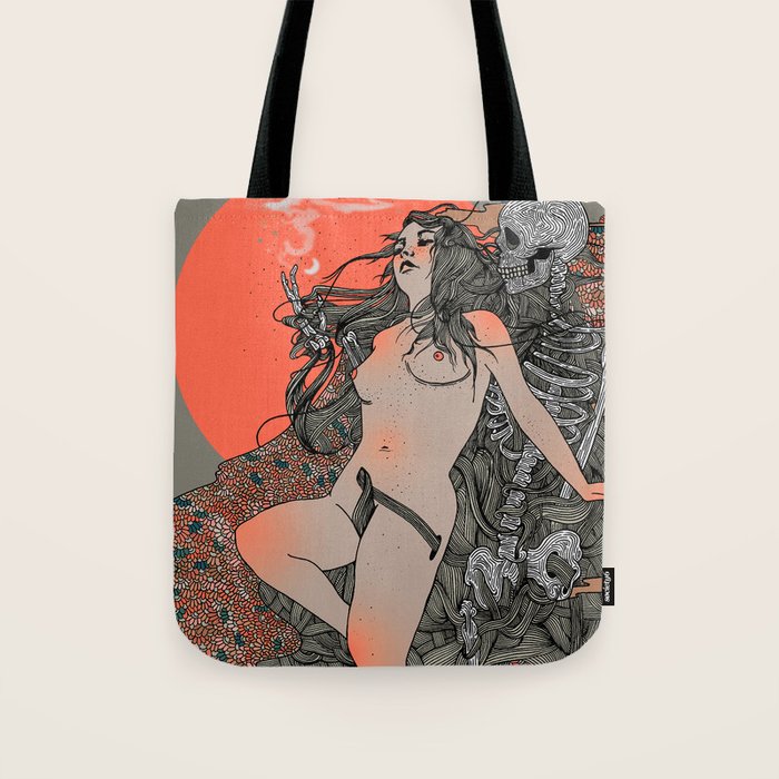 Mirrors & Smoke Tote Bag Gallery Image 1