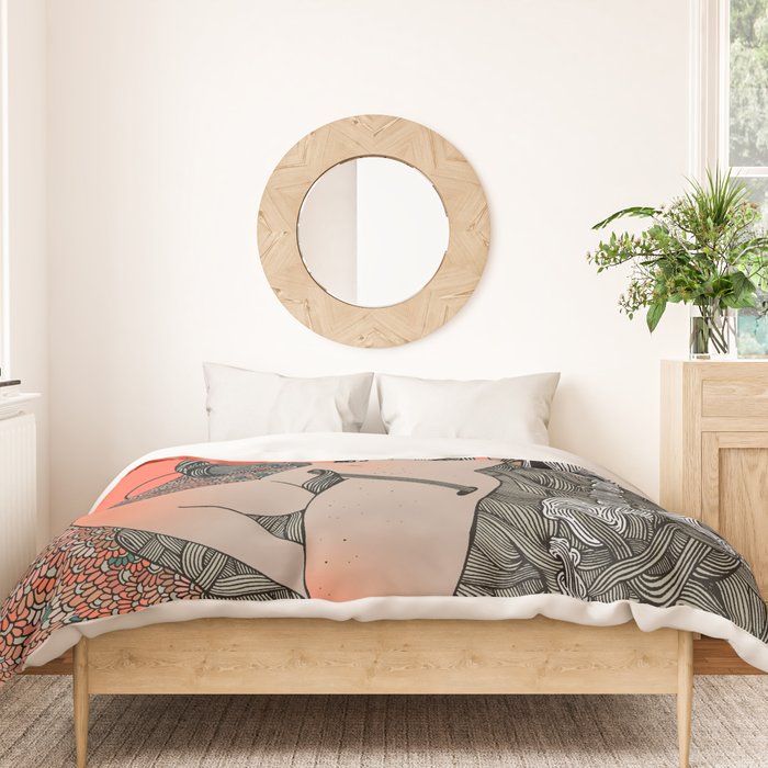 Mirrors & Smoke Duvet Cover Gallery Image 3