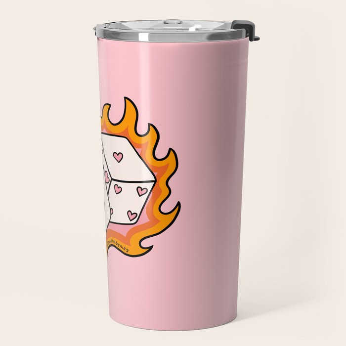 Flame Dice Travel Mug Gallery Image 2