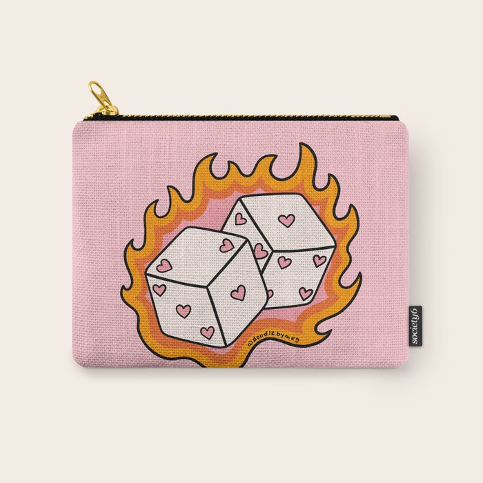 Flame Dice Carry All Pouch Gallery Image 1
