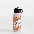 Flame Dice Water Bottle Gallery Image 1