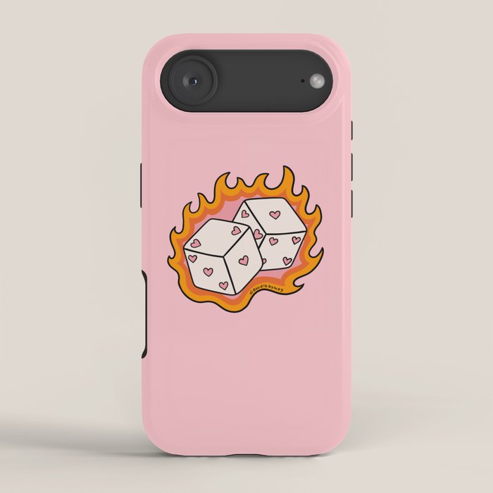 Flame Dice iPhone Case Gallery Image 2