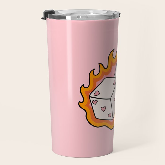 Flame Dice Travel Mug Gallery Image 3