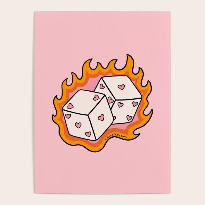 Flame Dice Poster Gallery Image 4