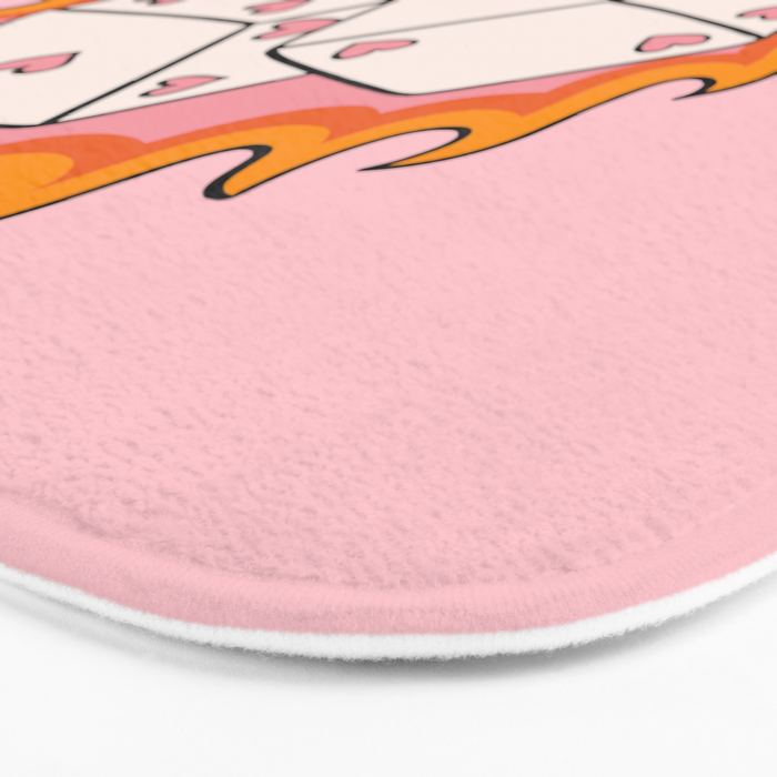 Flame Dice Bath Mat Gallery Image 3
