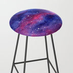 Nebula Galaxy Watercolor Space Sky Stool Gallery Image 2
