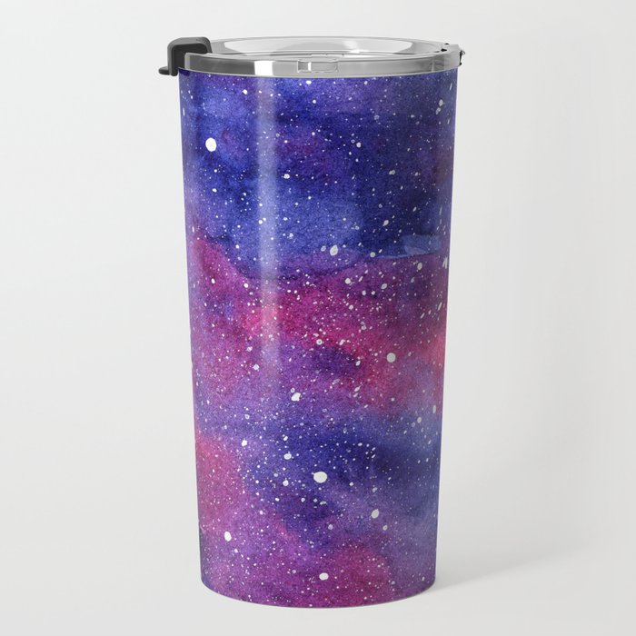 Nebula Galaxy Watercolor Space Sky Travel Mug Gallery Image 3
